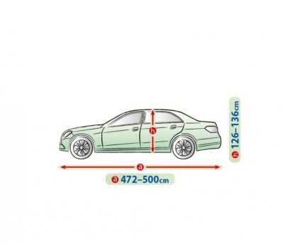  Prelata auto, husa exterioara Audi A6 Sedan impermeabila in exterior anti-zgariere in interior lungime 472-500cm, XL Sedan model Mobile Garage 