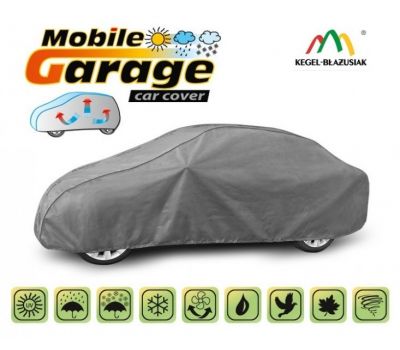  Prelata auto, husa exterioara Bmw Seria 3 Sedan E30 E36 E46 E90 impermeabila in exterior anti-zgariere in interior lungime 425-470cm, L Sedan model Mobile Garage 