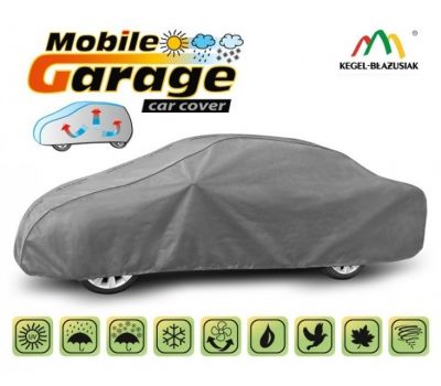  Prelata auto, husa exterioara Bmw Seria 7 E23 E32 E38 E65 E66 E67 F01 F02 F03 F04 impermeabila in exterior anti-zgariere in interior lungime 500-535cm, XXL Sedan, model Mobile Garage 