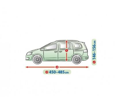  Prelata auto, husa exterioara Citroen C4 Grand Picasso impermeabila in exterior anti-zgariere in interior lungime 450-485cm, XL Van, model Mobile Garage 