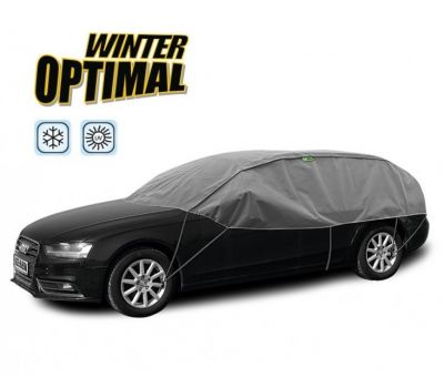  Semi Prelata auto, husa exterioara Opel Insignia Combi, pentru protectie impotriva inghetului si soarelui, marime L-XL Hatchback Combi, lungime 295-320cm, model Winter Optimal 