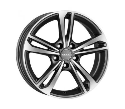  Mak Emblema Gun Met-mirror Face 7.5J x 17 Inch 5X115 ET45 CB70.2 