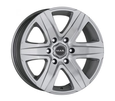  Mak Stone 6 W Silver 6.5J x 16 Inch 6X130 ET62 CB84.1 