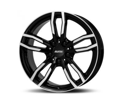  Alutec Ikenu Schwarz Poliert 7.5J x 17 Inch 5X112 ET40 CB66.5 