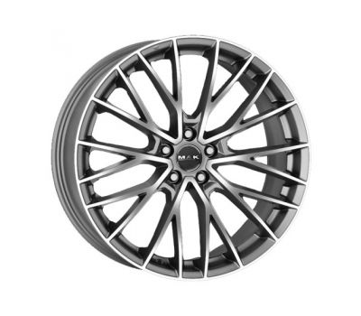  Mak Speciale Graphite Mirror Face 8.5J x 19 Inch 5X112 ET20 CB66.45 