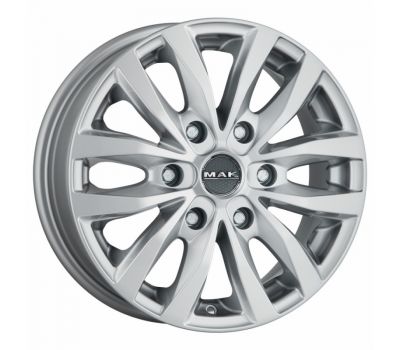  Mak Load 6 Silver 6.5J x 16 Inch 6X114.3 ET30 CB66.1 