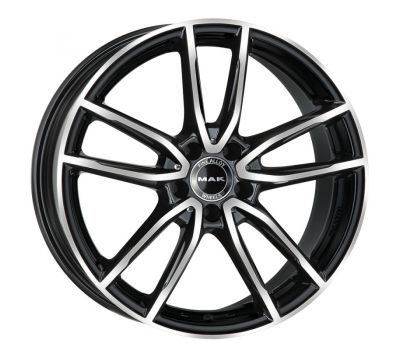  Mak Evo Black Mirror 7.5J x 17 Inch 5X112 ET36 CB66.6 