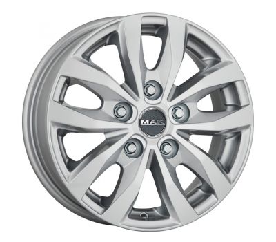  Mak Load 5 Silver 6.5J x 16 Inch 5X120 ET50 CB65.1 