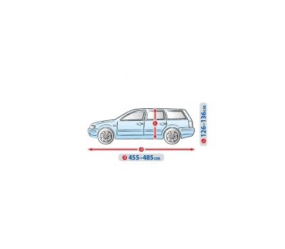  Prelata auto, husa exterioara Lancia Kappa Combi, impermeabila in exterior anti-zgariere in interior lungime 455-480cm, XL Hatchback/ Combi, model Basic Garage 