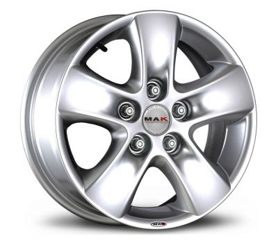  Mak Hd! Hyper Silver 6.5J x 16 Inch 5X112 ET45 CB76 