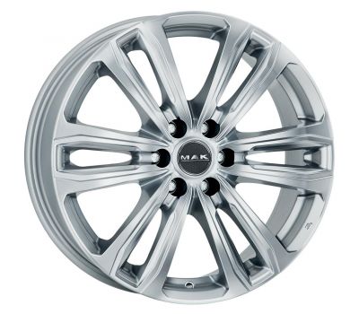  Mak Safari 6 Silver 7.5J x 17 Inch 6X114.3 ET45 CB66.1 