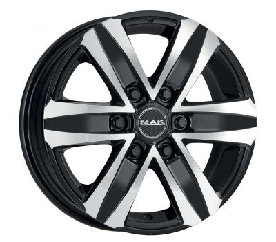  Mak Stone 6 W Black Mirror 6.5J x 16 Inch 6X130 ET54 CB84.1 