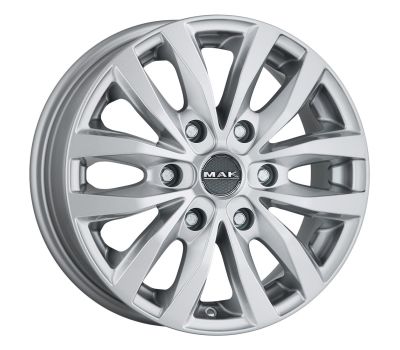  Mak Load 6 Silver 6.5J x 16 Inch 6X130 ET62 CB84.1 