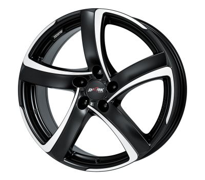  Alutec Shark Racing Schwarz Frontpoliert 6J x 16 Inch 4X108 ET25 CB65.1 