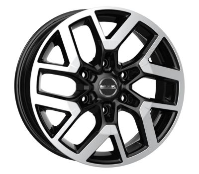  Mak Gravel Black Mirror 6.5J x 16 Inch 6X139.7 ET20 CB106.1 