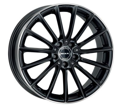  Mak Komet Gloss Black Mirror Ring 8J x 18 Inch 5X112 ET33 CB66.6 