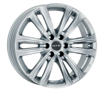  Mak Safari 6 Silver 7.5J x 17 Inch 6X139.7 ET25 CB106.20 