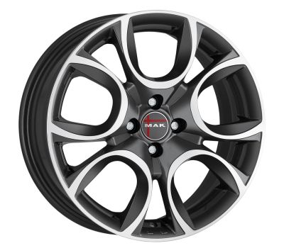  Mak Torino W Gun Met-mirror Face 6.5J x 16 Inch 4X098 ET35 CB58.1 