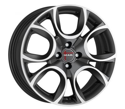  Mak Torino W Gun Met-mirror Face 6J x 15 Inch 4X098 ET35 CB58.1 