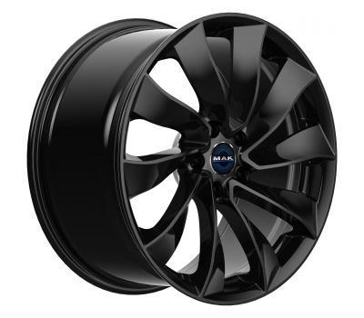  Mak Solar Gloss Black 8.5J x 18 Inch 5X114.3 ET40 CB64.1 