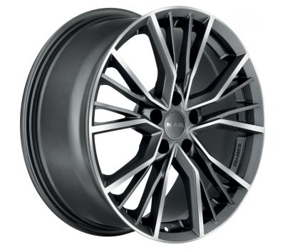  Mak Union Gun Met-mirror Face 7.5J x 17 Inch 5X112 ET30 CB66.45 