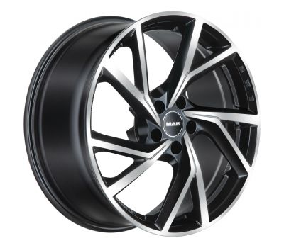  Mak Kassel Black Mirror 7.5J x 17 Inch 5X112 ET40 CB66.45 