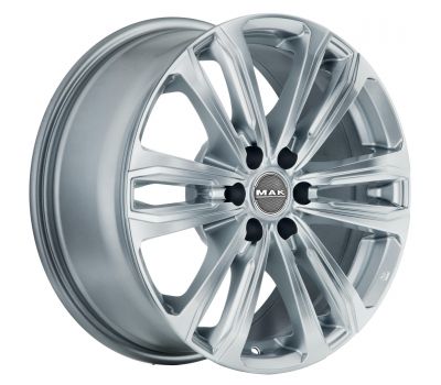  Mak Safari 6 Silver 8J x 18 Inch 6X114.3 ET50 CB66.1 