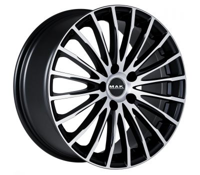  Mak Fatale Ice Black 7.5J x 17 Inch 5X100 ET35 CB72 