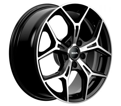  Mak Epica Black Mirror 6.5J x 17 Inch 4X108 ET32 CB65.1 