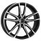  Mak Evo Black Mirror 7.5J x 17 Inch 5X112 ET40 CB66.6 