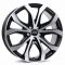  Alutec W10-x Racing Schwarz Frontpoliert 8.5J x 19 Inch 5X120 ET45 CB72.6 