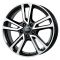  Alutec Tormenta Diamant-schwarz-frontpoliert 7J x 17 Inch 5X100 ET46 CB57.1 