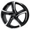  Alutec Shark Racing Schwarz Frontpoliert 7J x 17 Inch 4X100 ET40 CB63.3 