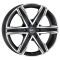 Mak King6 Ice Black 7J x 16 Inch 6X139.7 ET38 CB67.1 - AutoLucas.ro Mak King6 Ice Black 7J x 16 Inch 6X139.7 ET38 CB67.1