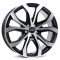  Alutec W10-x Racing Schwarz Frontpoliert 8.5J x 19 Inch 5X112 ET28 CB66.5 