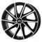  Alutec Singa Diamant-schwarz-frontpoliert 7.5J x 18 Inch 5X108 ET55 CB63.4 